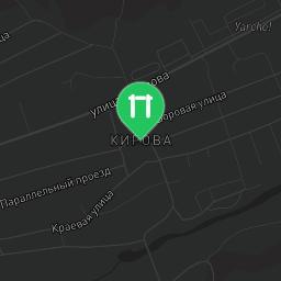 Map showing where Krasnogorsk - Fitness Park - Улица Кирова is