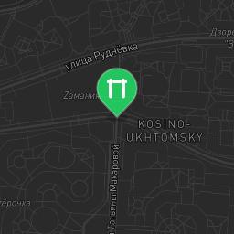 Map showing where Outdoor gym - Moscow - Calisthenics workout is