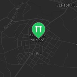 Map showing where Sant Joan de Moró - Calisthenics Park - Toxic Workout is