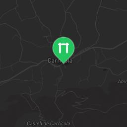Map showing where Outdoor gym - Carrícola - Calisthenics workout is