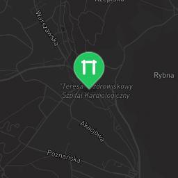 Map showing where Bodyweight workout - Jedlina-Zdrój - Calisthenics workout is