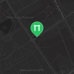 Map showing where Outdoor Fitness Odintsovo is
