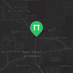 Map showing where Exercise Equipment Saint-Sorlin-en-Valloire is