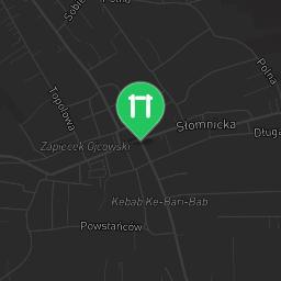 Map showing where Outdoor gym - Skała -  - Calisthenics workout is