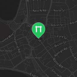 Map showing where Exmouth - Calitsthenics Equipment - Esplanade - Prodludic is