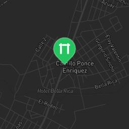 Map showing where Outdoor Gym - Camilo Ponce Enríquez is
