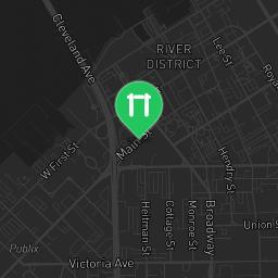 Map showing where Fort Myers - Calisthenics Park - Florida Gulf Coast University is