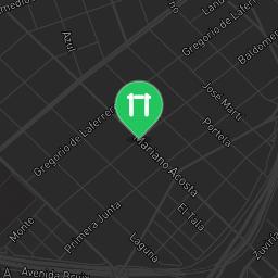 Map showing where Outdoor Fitness Comuna 9 is