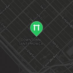 Map showing where Santa Monica - Street Workout Park - Clover Park is