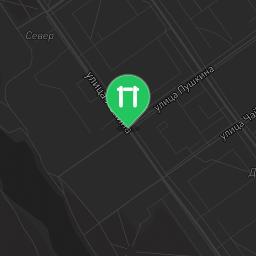 Map showing where Mirny - Outdoor Gym - ТЦ Plaza is