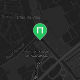 Map showing where Aveiro - Calisthenics Park - Universidade is