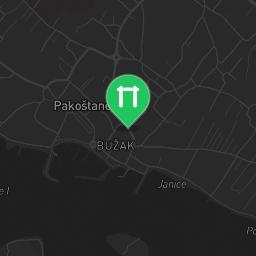 Map showing where Calisthenics Park Pakoštane is