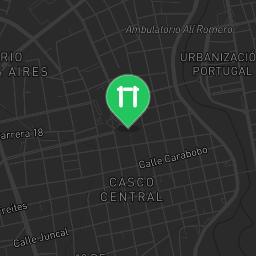 Map showing where Barras Paseo Andres Bello is
