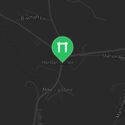 Map showing where Woodstock (Vermont) - Calisthenics Equipment - Hartland Hill Rd is