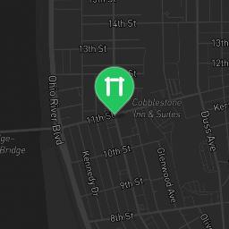 Map showing where Fitness Court Henning Street Park - Exercise Stations is