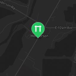 Map showing where Outdoor fitness - Henderson - Calisthenics workout is