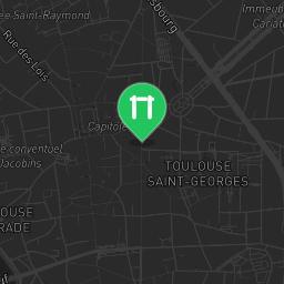 Map showing where Toulouse - Calisthenics Park - Amicale de Rangueil is