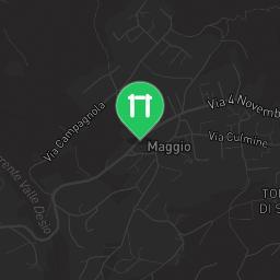 Map showing where Outdoor fitness - Moggio - Calisthenics workout is