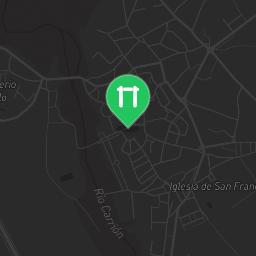 Map showing where Outdoor fitness - Carrión de los Condes - Calisthenics workout is