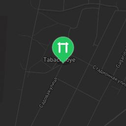 Map showing where Crimean Peninsula - Street Workout Park - Табачне is