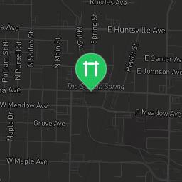 Map showing where Murphy Park - Calisthenics Park Springdale, AR - National Fitness Campaign is