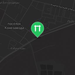 Map showing where Uspenskoe - Aire de Fitness - Парковка Пансионат  Поляны is