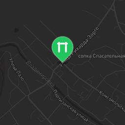 Map showing where Novolitovskoe - Street Workout Park - 692952 is
