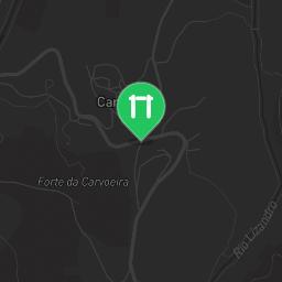 Map showing where Outdoor Gym Miradouro sul Ericeira is