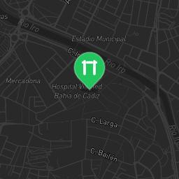 Map showing where Chiclana de la Frontera - Outdoor Fitness Trail - Cañada de los Carabineros is