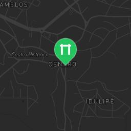 Map showing where Outdoor fitness - Santa Luzia - Calisthenics workout is