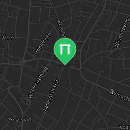 Map showing where Outdoor fitness - Therwil - Calisthenics workout is
