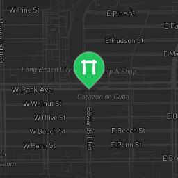 Map showing where Long Beach - Pull Up Station - Long Beach Fitness Trail is