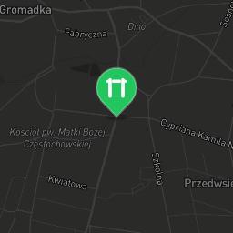 Map showing where Gromadka - Street Workout Park is