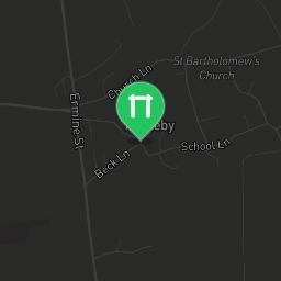 Map showing where Appleby village hall outdoor gym is