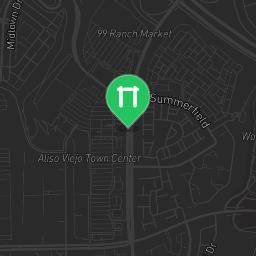 Map showing where Aliso Viejo - Calisthenics Park - Canyon View Park is