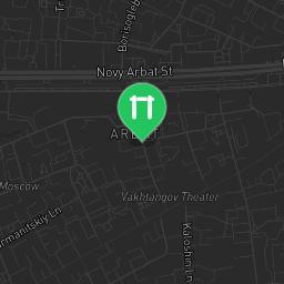 Map showing where Moscow - Street Workout Park - Переулок Сивцев Вражек is