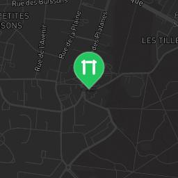 Map showing where Parc de street workout de décathlon is