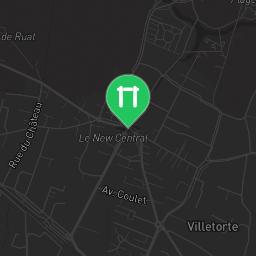 Map showing where Street Workout Super U Le Teich is