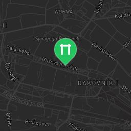 Map showing where Rakovnik - Street Workout Park - Na Losích is