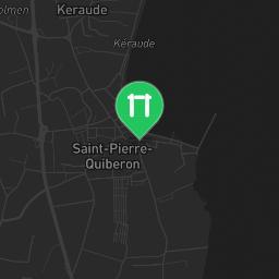 Map showing where Outdoor Gym Saint-Pierre-Quiberon is