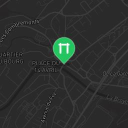 Map showing where Outdoor Fitness Parcours Moudon is