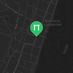 Map showing where Outdoor Gym Nagymaros is