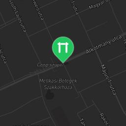 Map showing where Outdoor workout - Deszk - Calisthenics workout is