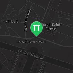 Map showing where Parcours santé et Street workout de Vineuil saint Firmin is