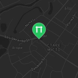 Map showing where Outdoor fitness - Polonne - Calisthenics workout is