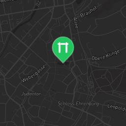 Map showing where Coburg - Fitness Trail - Falkenegger Forst is