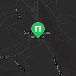 Map showing where Public Pull Up Bars - Sankt Radegund bei Graz is