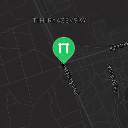 Map showing where Bodyweight gym - Moscow - Calisthenics workout is