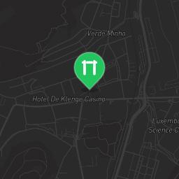 Map showing where Outdoor Gym Differdange is