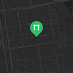 Map showing where Bodyweight workout - Tampere - Calisthenics workout is